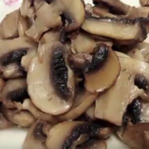 Жареные грибы видео рецепт